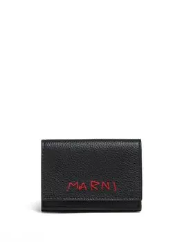 Кошелек с логотипом Marni, черный