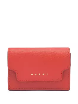 Кошелек с логотипом Marni, оранжевый