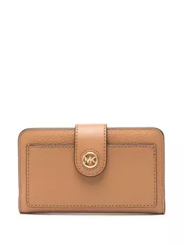 Кошелек с логотипом Michael Kors, коричневый