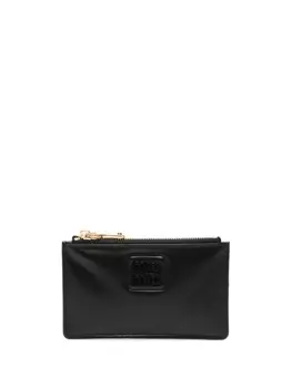 Кошелек с логотипом Miu Miu, черный