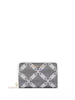 Кошелек с логотипом-монограммой Michael Kors, черный