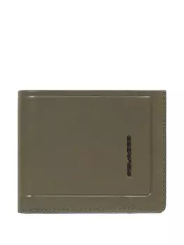 Кошелек с логотипом PIQUADRO, зеленый