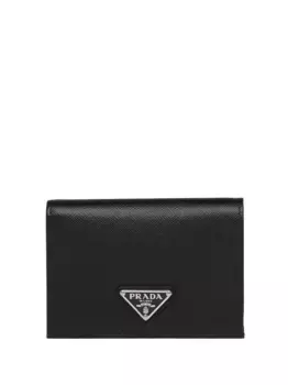 Кошелек с логотипом Prada, черный
