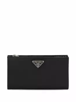 Кошелек с логотипом Prada, черный