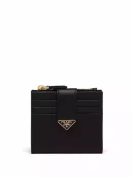 Кошелек с логотипом Prada, черный