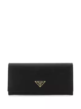 Кошелек с логотипом Prada, черный