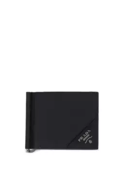 Кошелек с логотипом Prada, черный
