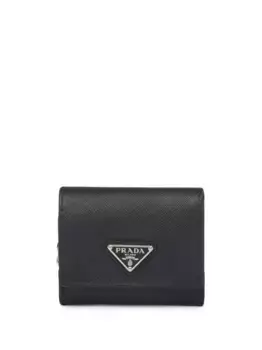 Кошелек с логотипом Prada, черный
