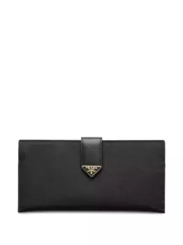 Кошелек с логотипом Prada, черный