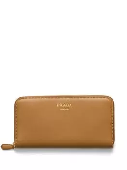Кошелек с логотипом Prada, коричневый