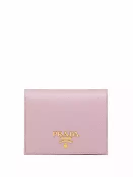 Кошелек с логотипом Prada, розовый