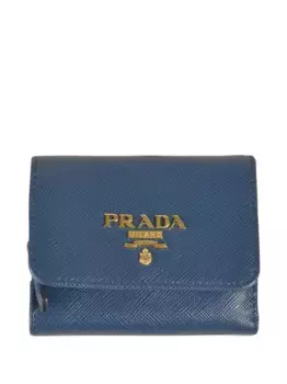 Кошелек с логотипом Prada, синий