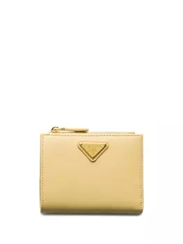 Кошелек с логотипом Prada, желтый