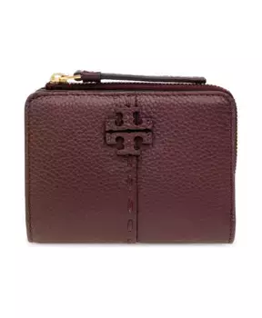 Кошелек с логотипом Tory Burch, красный