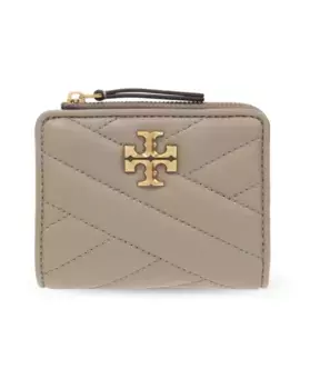 Кошелек с логотипом Tory Burch, серый