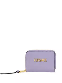 Кошелек с логотипом Versace, фиолетовый