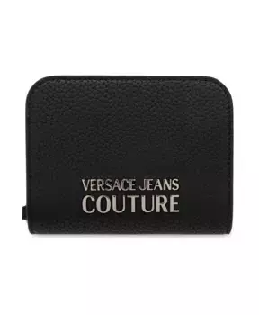 Кошелек с логотипом Versace Jeans Couture, черный