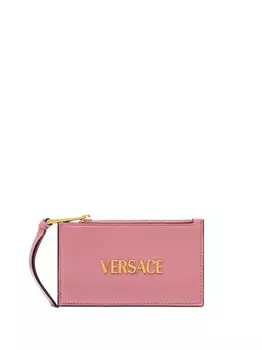 Кошелек с логотипом Versace, розовый
