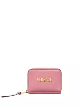 Кошелек с логотипом Versace, розовый