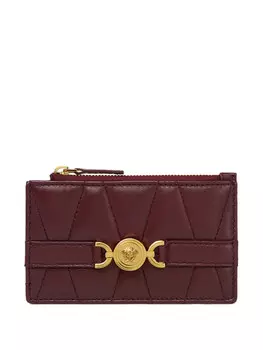 Кошелек с металлической пластиной Versace Medusa, красный