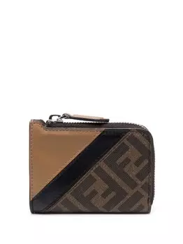 Кошелек с монограммой FENDI, коричневый