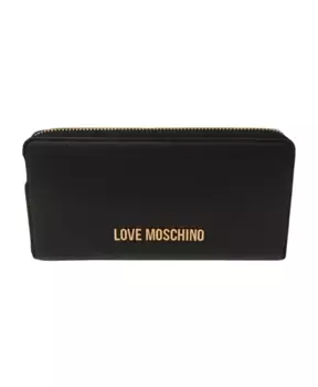 Кошелек S на молнии с отделениями для монет Love Moschino, черный