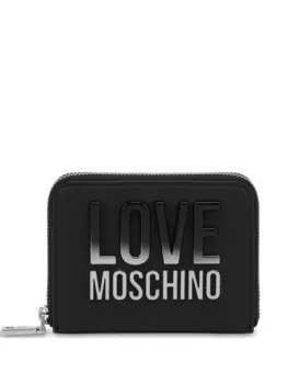 Кошелек с надписью Love Moschino, черный