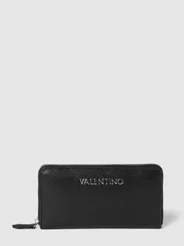 Кошелек с надписью на этикетке модель «DIVINA» VALENTINO BAGS, черный