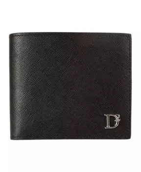 Кошелек с отделением для монет Dsquared2, черный