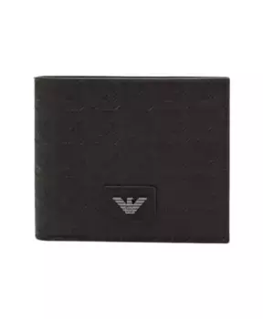 Кошелек с отделением для монет Emporio Armani, черный