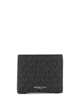 Кошелек с откидным клапаном и логотипом MICHAEL KORS, черный