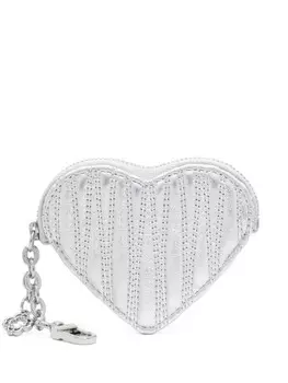 Кошелек с подвеской Clover Maje, серебряный