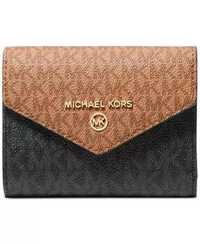 Кошелек с подвеской-логотипом Jet Set Michael Kors, коричневый