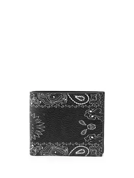 Кошелек с принтом пейсли Philipp Plein, черный