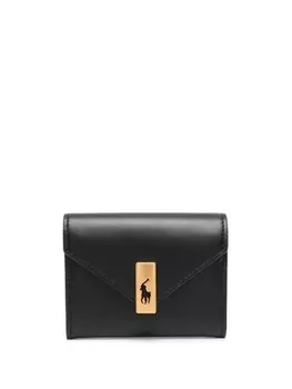 Кошелек с пряжкой-логотипом Polo Ralph Lauren, черный