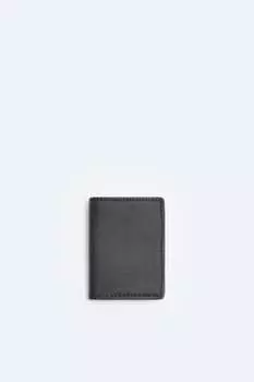 Кошелек с тиснением Zara, черный