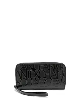 Кошелек с тисненым логотипом Armani Exchange, черный