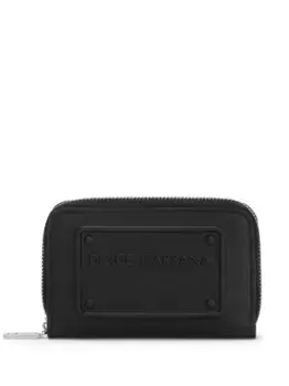Кошелек с тисненым логотипом DOLCE & GABBANA, черный