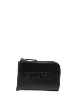 Кошелек с тисненым логотипом DSQUARED2, черный