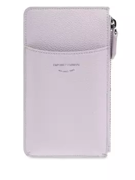 Кошелек с тисненым логотипом Emporio Armani, розовый