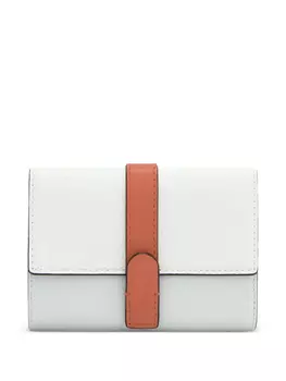 Кошелек с тисненым логотипом Furla, зеленый