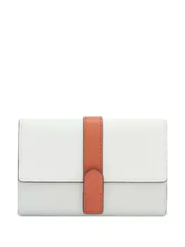 Кошелек с тисненым логотипом Furla, зеленый