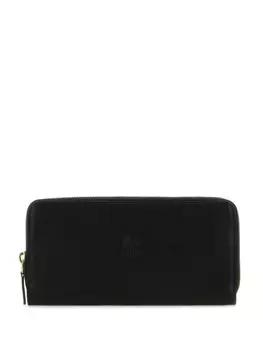 Кошелек с тисненым логотипом Il Bisonte, черный