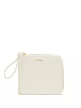 Кошелек с тисненым логотипом JIL SANDER, белый