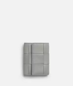 кошелек с тройным сложением на молнии Bottega Veneta
