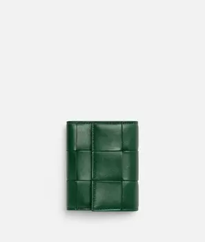 кошелек с тройным сложением на молнии Bottega Veneta