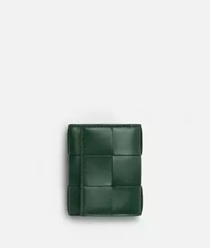 кошелек с тройным сложением на молнии Bottega Veneta
