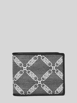 Кошелек с узором по всей поверхности, модель «BILLFOLD» Michael Kors, черный