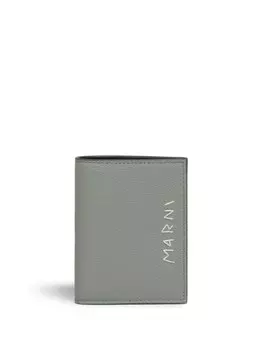 Кошелек с вышитым логотипом Marni, синий