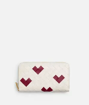 Кошелек с застежкой-молнией Intrecciato Bottega Veneta